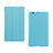 Leather Case Stands Flip Cover for Huawei Mediapad M3 8.4 BTV-DL09 BTV-W09 Cyan