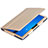 Leather Case Stands Flip Cover for Huawei MediaPad M3 Lite Gold