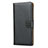 Leather Case Stands Flip Cover for Huawei P Smart (2020) Black