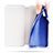 Leather Case Stands Flip Cover for Huawei P20 Blue