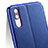 Leather Case Stands Flip Cover for Huawei P20 Blue