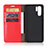 Leather Case Stands Flip Cover for Huawei P30 Pro New Edition Red