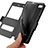 Leather Case Stands Flip Cover for Huawei P8 Lite Black