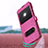 Leather Case Stands Flip Cover for Huawei Y6 Pro (2019) Hot Pink