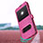 Leather Case Stands Flip Cover for Huawei Y6s Hot Pink