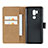 Leather Case Stands Flip Cover for LG G7 Black