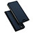 Leather Case Stands Flip Cover for LG Q6 Blue