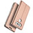 Leather Case Stands Flip Cover for LG V20 Rose Gold