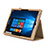 Leather Case Stands Flip Cover for Microsoft Surface Pro 4 Gold
