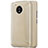 Leather Case Stands Flip Cover for Motorola Moto G5 Gold