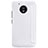 Leather Case Stands Flip Cover for Motorola Moto G5 White