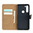 Leather Case Stands Flip Cover for Motorola Moto G8 Power Black