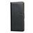 Leather Case Stands Flip Cover for Motorola Moto G8 Power Lite Black