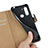 Leather Case Stands Flip Cover for Motorola Moto G8 Power Lite Black