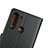 Leather Case Stands Flip Cover for Motorola Moto G8 Power Lite Black