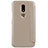 Leather Case Stands Flip Cover for Motorola Moto M XT1662 Gold