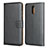 Leather Case Stands Flip Cover for Nokia 2.3 Black