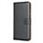 Leather Case Stands Flip Cover for Nokia 2.3 Black