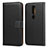 Leather Case Stands Flip Cover for Nokia 4.2 Black