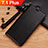 Leather Case Stands Flip Cover for Nokia 7.1 Plus Black