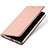 Leather Case Stands Flip Cover for Nokia 8 Pink