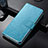Leather Case Stands Flip Cover for Nokia 9 PureView Sky Blue