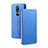 Leather Case Stands Flip Cover for Nokia X5 Blue