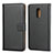 Leather Case Stands Flip Cover for OnePlus 7 Black