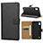 Leather Case Stands Flip Cover for Samsung Galaxy A10 Black