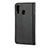 Leather Case Stands Flip Cover for Samsung Galaxy A40 Black