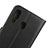 Leather Case Stands Flip Cover for Samsung Galaxy A40 Black