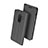 Leather Case Stands Flip Cover for Samsung Galaxy A6 Plus (2018) Black