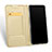 Leather Case Stands Flip Cover for Samsung Galaxy A8 (2018) A530F Gold