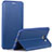 Leather Case Stands Flip Cover for Samsung Galaxy C5 Pro C5010 Blue