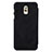 Leather Case Stands Flip Cover for Samsung Galaxy C7 (2017) Black