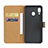 Leather Case Stands Flip Cover for Samsung Galaxy M10S Black