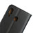 Leather Case Stands Flip Cover for Samsung Galaxy M10S Black