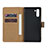 Leather Case Stands Flip Cover for Samsung Galaxy Note 10 5G Black