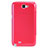 Leather Case Stands Flip Cover for Samsung Galaxy Note 2 N7100 N7105 Red