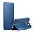 Leather Case Stands Flip Cover for Samsung Galaxy Note 5 N9200 N920 N920F Blue