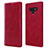 Leather Case Stands Flip Cover for Samsung Galaxy Note 9 Red