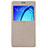 Leather Case Stands Flip Cover for Samsung Galaxy On5 Pro Gold