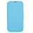 Leather Case Stands Flip Cover for Samsung Galaxy S4 IV Advance i9500 Blue