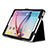 Leather Case Stands Flip Cover for Samsung Galaxy Tab S2 9.7 SM-T810 SM-T815 Black
