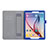 Leather Case Stands Flip Cover for Samsung Galaxy Tab S2 9.7 SM-T810 SM-T815 Blue