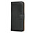 Leather Case Stands Flip Cover for Sony Xperia 10 II Black