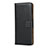 Leather Case Stands Flip Cover for Sony Xperia L4 Black