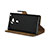 Leather Case Stands Flip Cover for Sony Xperia XA2 Plus Black