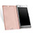 Leather Case Stands Flip Cover for Sony Xperia XZ1 Compact Rose Gold