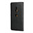 Leather Case Stands Flip Cover for Sony Xperia XZ3 Black